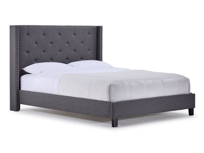 Audrey 3-Piece Full Bed - Dark Grey