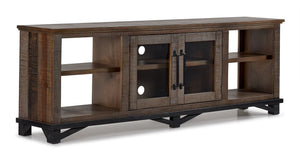 Baron TV Stand- Grey , Brown