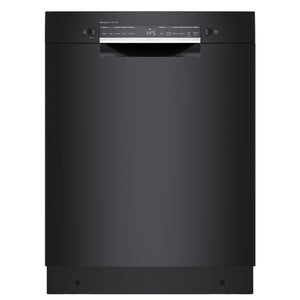 Bosch Black 300 Series Smart Dishwasher with Recessed Handle - SGE53C56UC