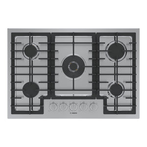 Bosch Stainless Steel 30" 800 Series Gas Cooktop - NGM8059UC