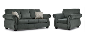 Brooklyn Sofa and Chair Set - Green