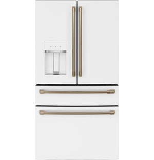 Café Matte White Smart Counter-Depth 4-Door French-Door Refrigerator (22.3 Cu.Ft.) - CXE22DP4PW2