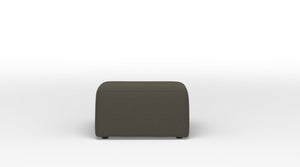 Caleb Square Ottoman - Arlo Brown