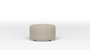 Caleb Round Ottoman - Arlo Beige