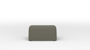 Caleb Square Ottoman - Flax Brown