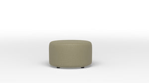 Caleb Round Ottoman - Bondi Beige