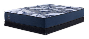 Sealy Posturepedic® Plus Sterling - Callie II Firm Tight Top Queen Mattress and Low Profile Boxspring Set