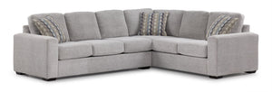 Celeste 2-Piece Sectional with Left-Facing Sofa - Grey