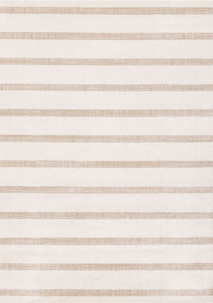 Beachwood Stripes 5'3" x 7'7" Striped Area Rug - Cream