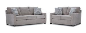 Charlotte Sofa and Loveseat Set - Sand