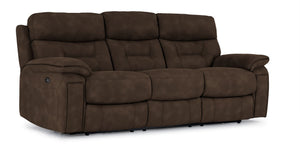 Dawson Power Reclining Sofa - Brown