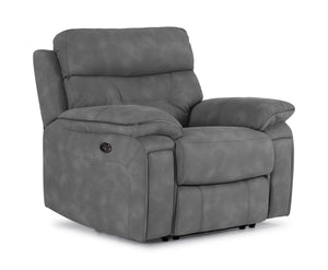 Dawson Power Reclining Chair - Silver Grey