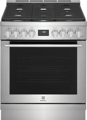 Electrolux Stainless Steel Front Control Freestanding Gas Range (4.5 Cu. Ft.) - ECFG3068AS