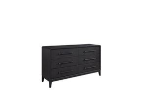 Elure 6 Drawer Dresser - Peppercorn