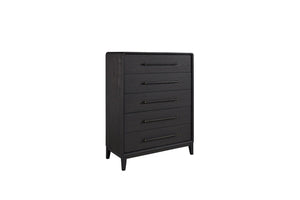 Elure 5 Drawer Chest - Peppercorn