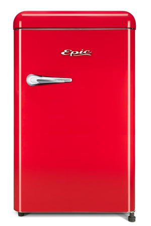 Epic Red Retro Compact Refrigerator (4.3 Cu.Ft.) - ECRR43RED