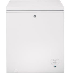 GE White Manual Defrost Chest Freezer (5.1 Cu.Ft.) - FCM5STWW