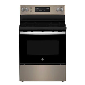 GE Slate Freestanding Electric Range with Storage Drawer (5.0 Cu. Ft.) - JCB630ETES