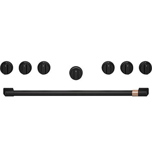 Café Black 36" Handle & Knob Set for Pro Range and Rangetop - CXPR6HKPTFB