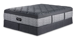 Beautyrest World Class Grandeur 2.0 Plush Queen Mattress and Split Boxspring Set