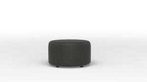 Jayden Round Ottoman - Bondi Dark Grey