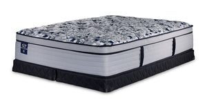 Sealy Posturepedic® Palatial Crest® Kamden II Firm Eurotop King Mattress and Low Profile Split Boxspring Set