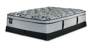 Sealy Posturepedic® Palatial Crest® Kamden II Firm Eurotop Queen Mattress and Low Profile Split Boxspring Set