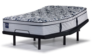 Sealy Posturepedic® Palatial Crest® Kamden II Firm Eurotop Queen Mattress and L2 Motion Pro Adjustable Base