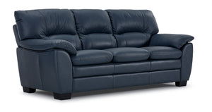 Kendrick Leather Sofa - Blue