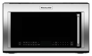 KitchenAid PrintShield Stainless Over-the-Range Microwave (1.90 Cu Ft) - YKMHC319LPS