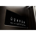 KitchenAid Black Stainless 35. 94" French Door Refrigerator (27.00 Cu Ft) - KRFF577KBS