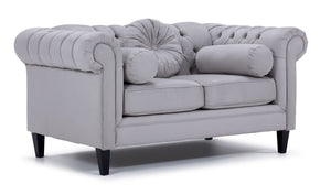 Lancaster Loveseat- Silver