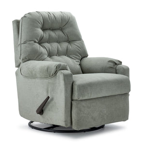 Lily Swivel Glider Recliner - Slate Green