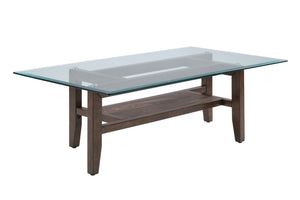 Mars 48" Coffee Table - Dark Brown