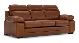 Morrison II Leather Sofa - Cognac