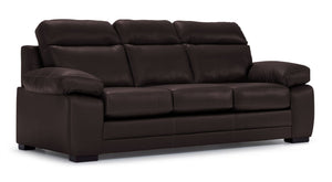 Morrison II Leather Sofa - Brown