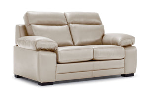 Morrison II Leather Loveseat - Beige