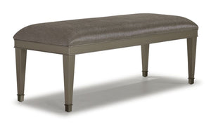 Reece Bed Bench - Silver Grey