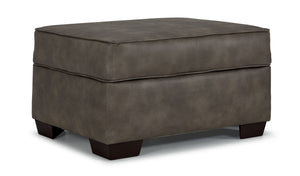 Renzo Storage Ottoman - Pebble