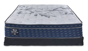 Sealy Posturepedic® Palatial Crest® Dara Firm Eurotop Queen Mattress and Low Profile Boxspring Set