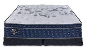 Sealy Posturepedic® Palatial Crest® Dara Firm Eurotop Queen Mattress and Split Low Profile Boxspring Set