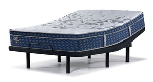 Sealy Posturepedic® Palatial Crest® Dara Firm Eurotop Queen Mattress and L2 Pro Motion Adjustable Base