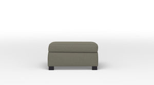 Celeste Rectangular Ottoman - Flax Brown