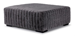 Teddy Ottoman-Grey