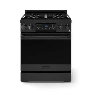 Thor Kitchen Black Stainless Steel Freestanding Professional Gas Range|Gordon Ramsay Series (4.55 cu.ft.) - RSG30B