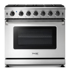 Thor Stainless Steel Freestanding Gas Range (6.0 cu.ft.) - LRG3601U