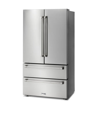 Thor Kitchen Stainless Steel French Door Refrigerator with Ice Maker (22.5 cu.ft.) - TRF3602