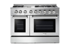 Thor Stainless Steel Freestanding Dual Fuel Dual-Oven Range (6.7 Cu.Ft.) - HRD4803U