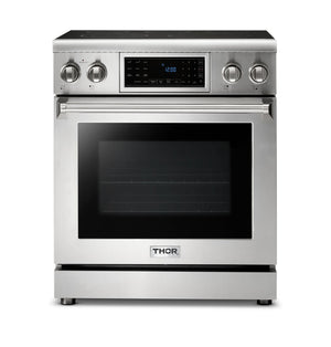 Thor Kitchen Stainless Steel Freestanding Tilt-Panel Electric Range (4.55 cu.ft.) - TRE3001