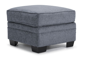 Tilley Ottoman - Charcoal